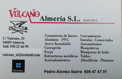 Dirección, horario, teléfono y opiniones de Vulcano Almeria en Almería