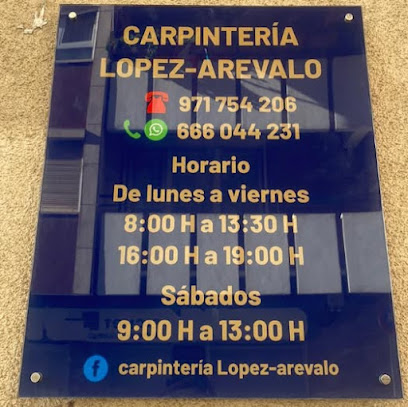 Dirección, horario, teléfono y opiniones de Carpintería Lopez Arevalo en Palma